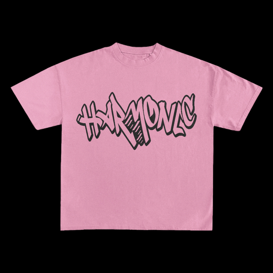 Harmonic Heavy Luxury Tee- Bubblegum